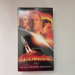 Armageddon VHS Movie Starring Bruce Willis Sealed New